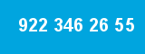 922 346 26 55 922 346 26 55